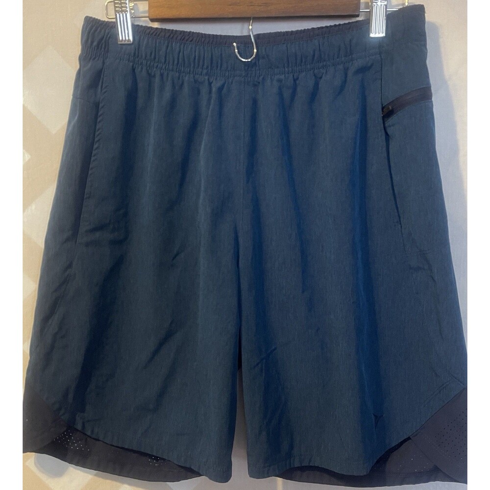 OLD NAVY Blue Activewear Athletic Shorts Go Dry Flying V Men's M